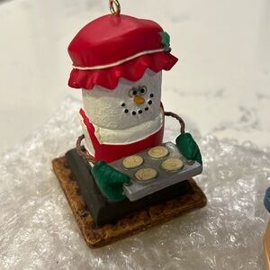 The Original S'mores Midwest Snowman Baking Cookies Holiday Ornament
